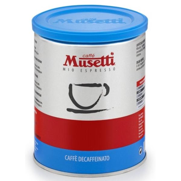 Кофе молотый Caffe Musetti Decaffeinated ж/б 250 г